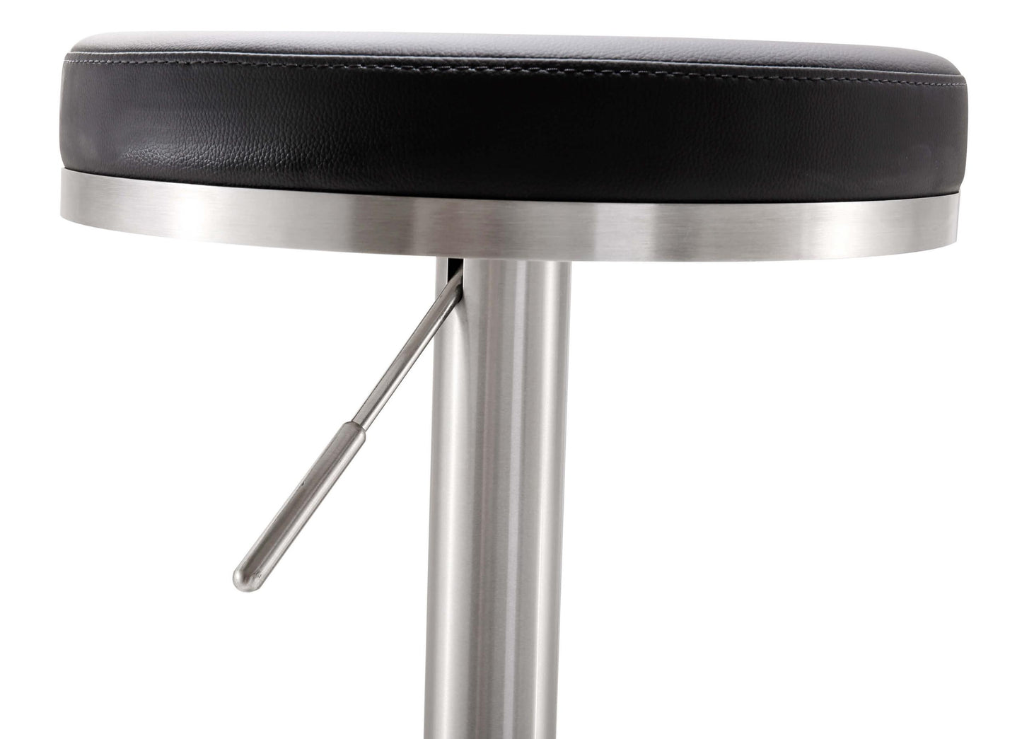 Fano Black Stainless Steel Barstool