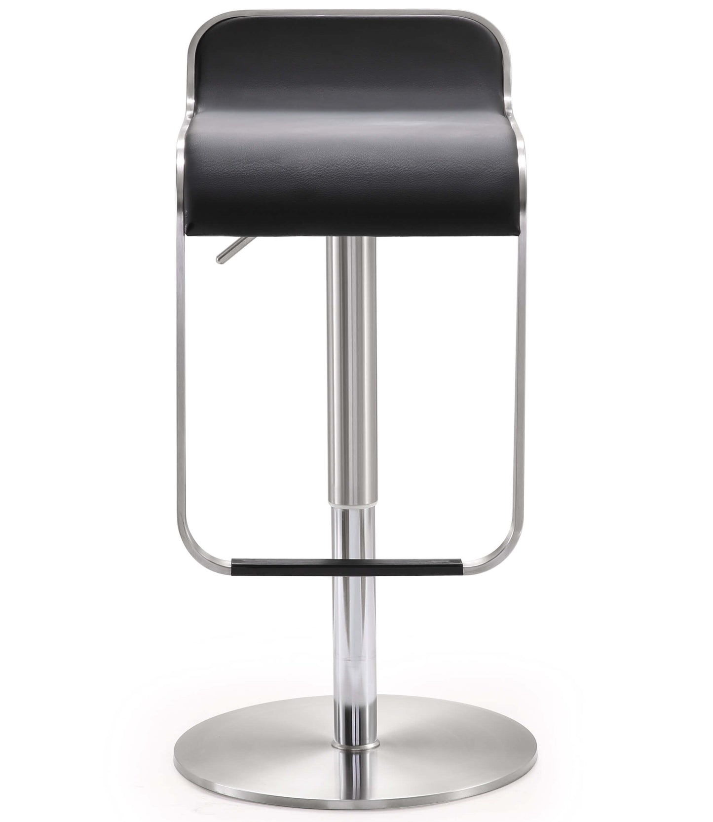 Napoli Black Stainless Steel Barstool