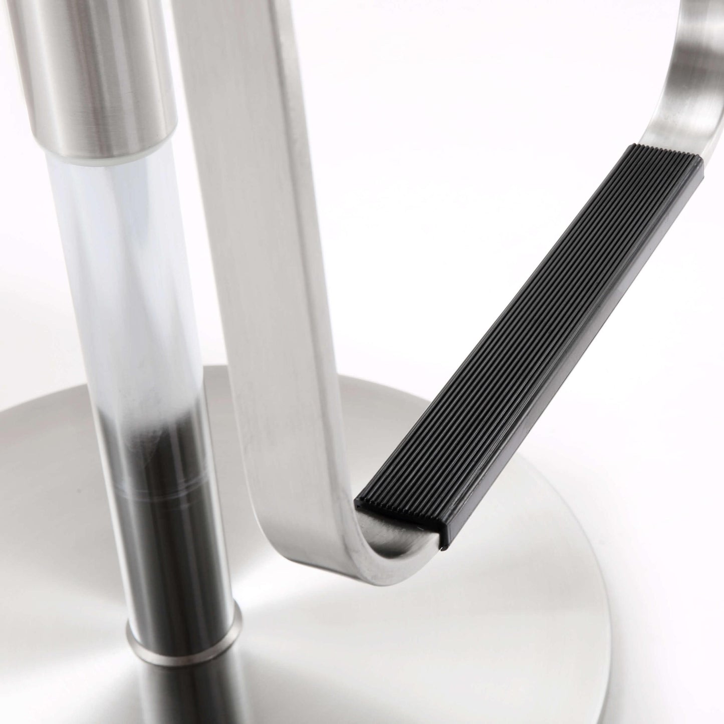 Napoli Black Stainless Steel Barstool