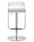 Napoli White Stainless Steel Barstool