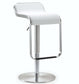 Napoli White Stainless Steel Barstool