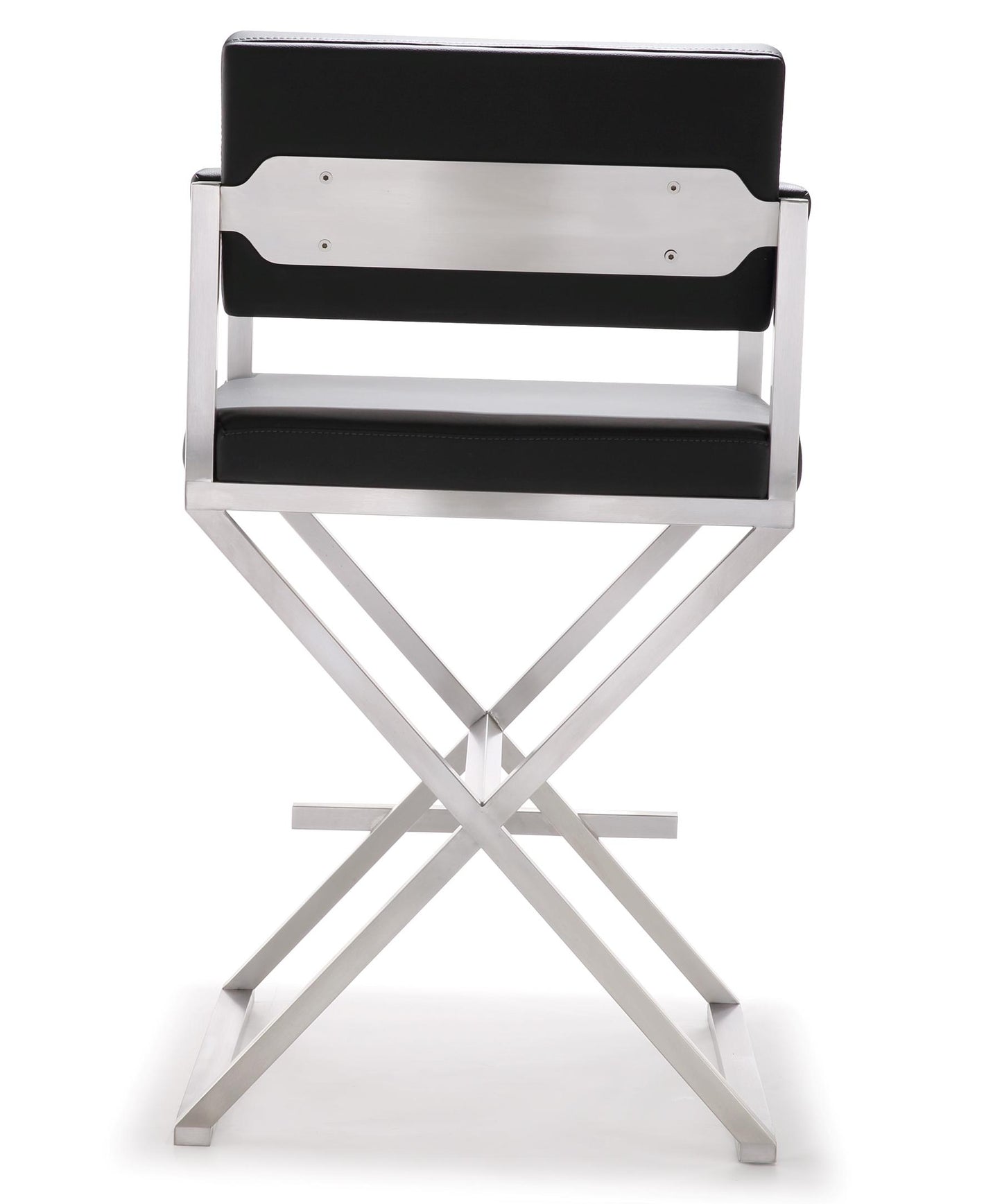 Director Black Steel Counter Stool