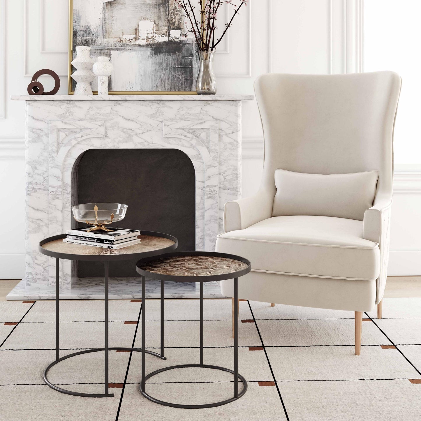 Eve Round Nesting Tables by Inspire Me! Home Decor