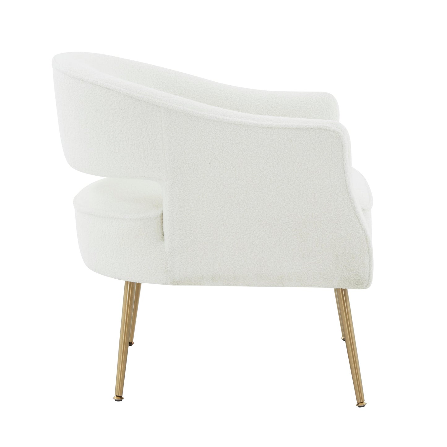 Diana Cream Boucle Accent Chair by Inspire Me! Home Decor