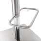 Bari White Stainless Steel Barstool