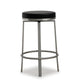 Pratt Black Steel Counter Stool (Set of 2)