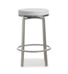 Pratt White Steel Counter Stool (Set of 2)