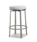 Pratt White Steel Counter Stool (Set of 2)