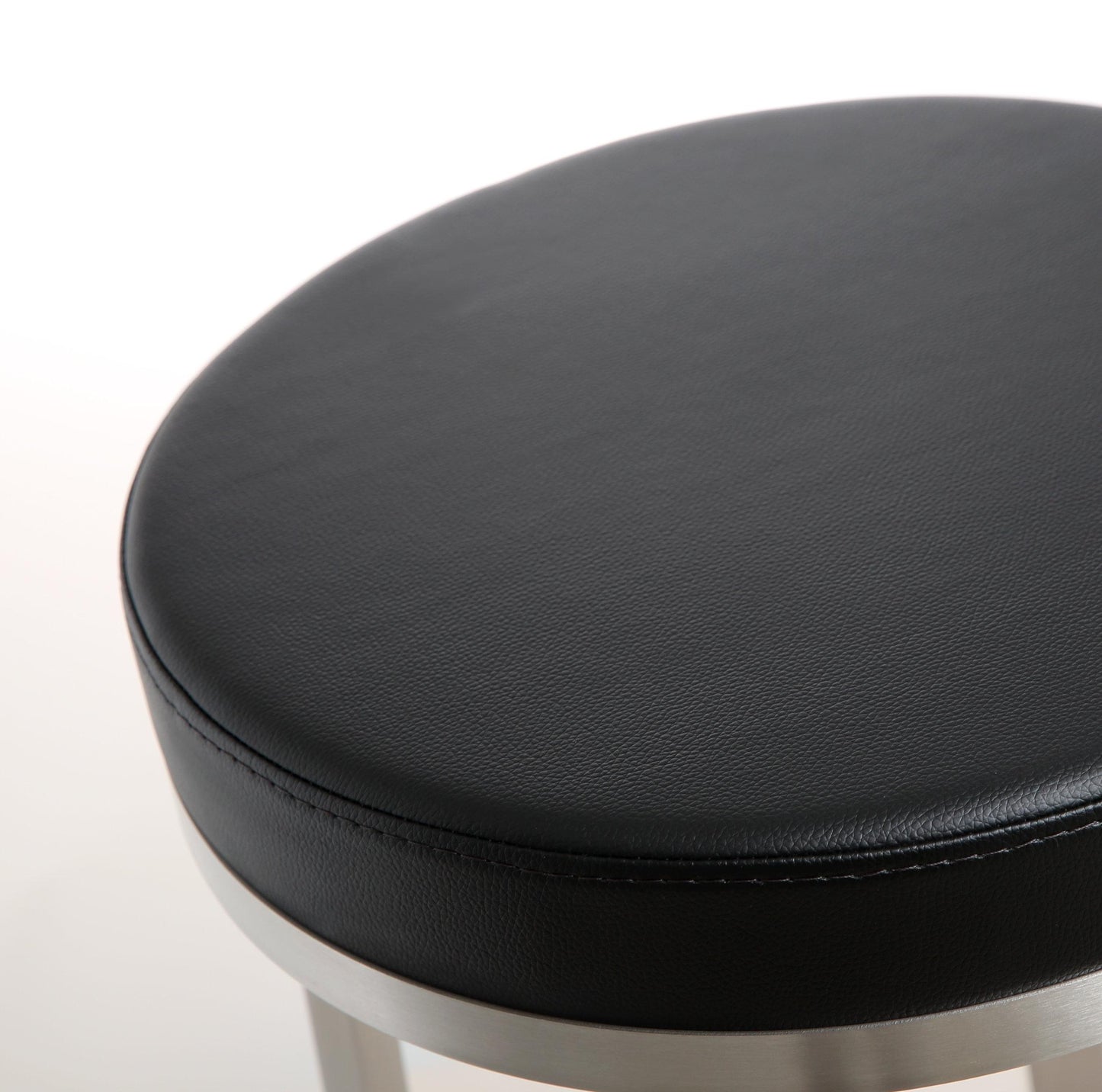 Pratt Black Steel Counter Stool (Set of 2)