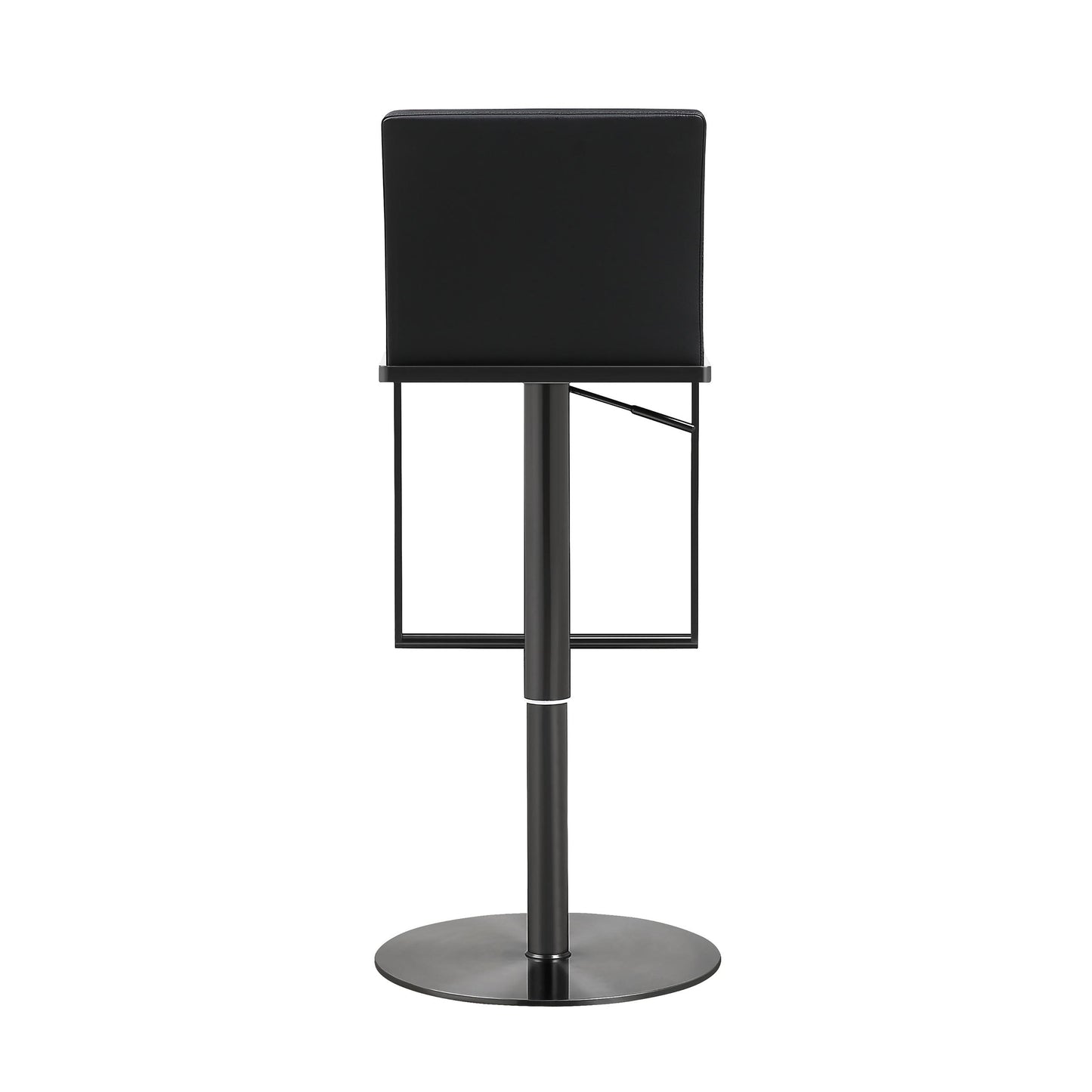 Amalfi Black on Black Steel Barstool
