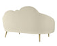 Cloud Cream Velvet Settee