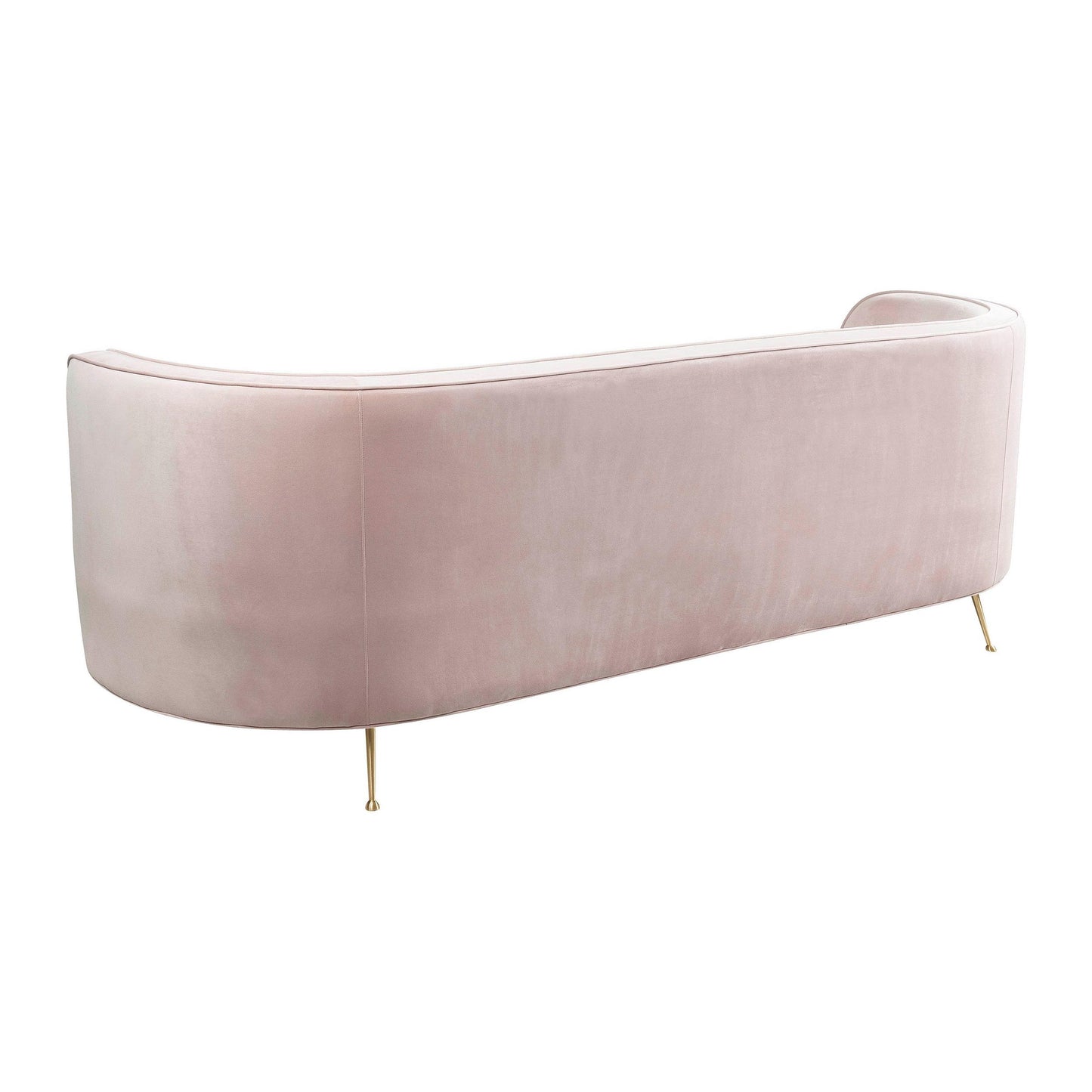 Flare Blush Velvet Sofa