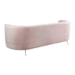 Flare Blush Velvet Sofa