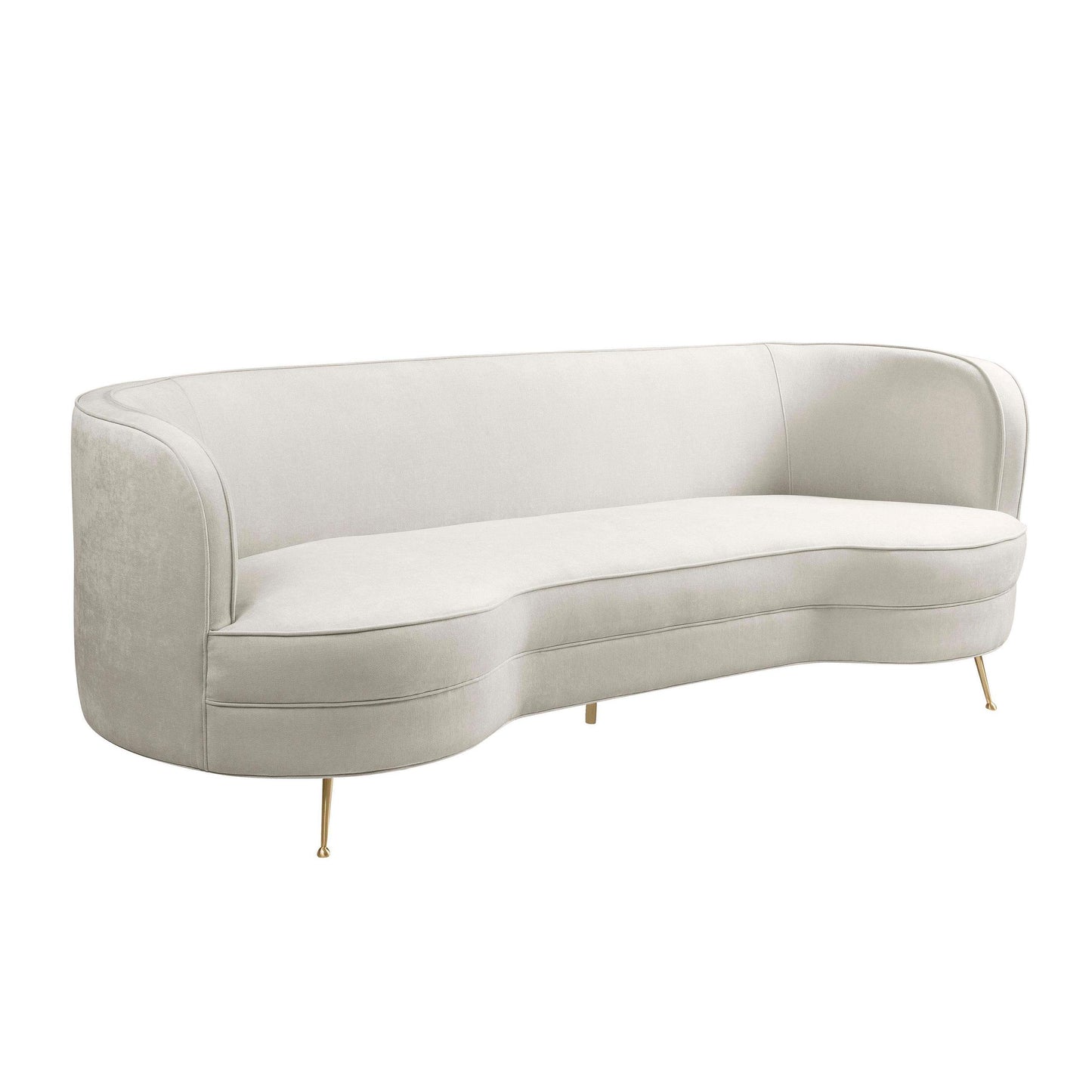 Flare Cream Chenille Sofa