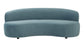 Cannellini Bluestone Velvet Sofa