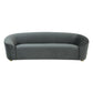 Serenity Grey Velvet Sofa
