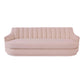 Peyton Blush Velvet Sofa