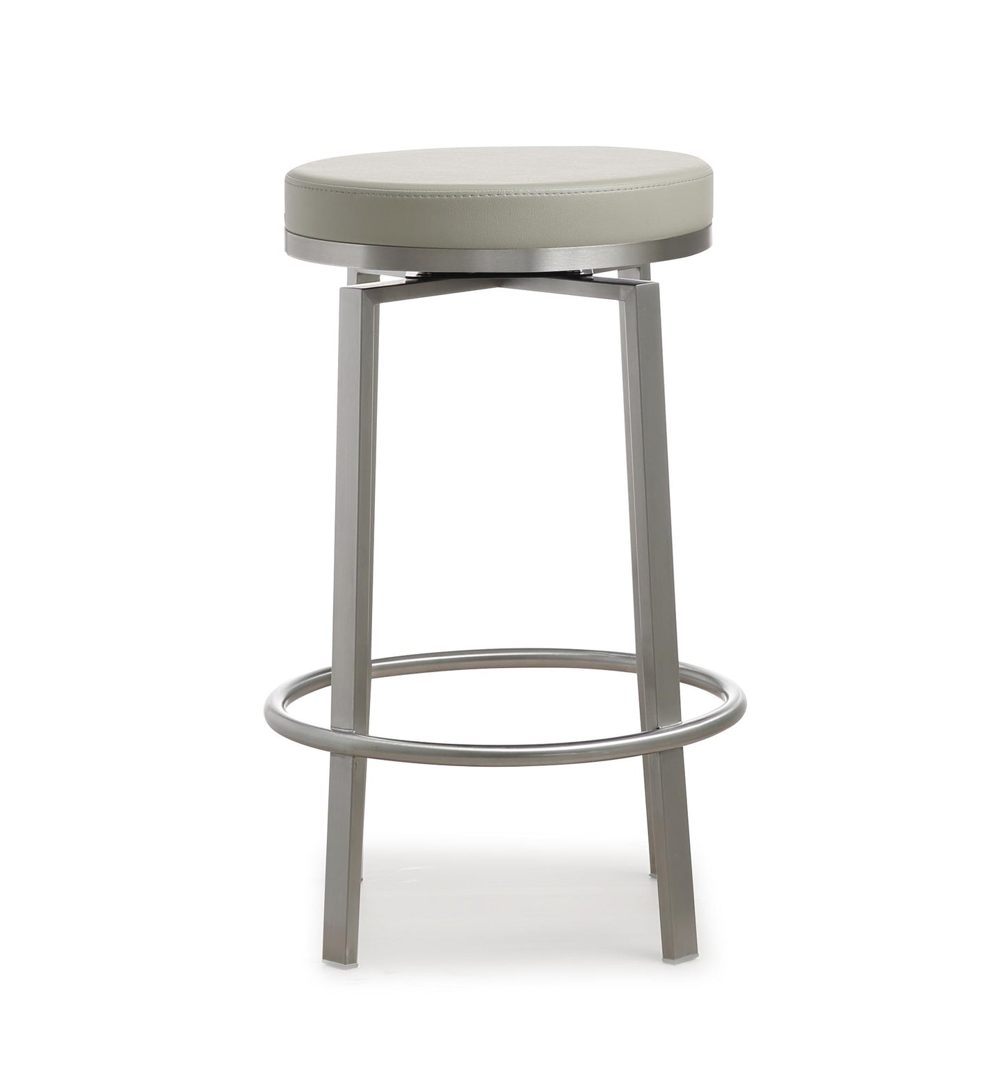 Pratt Grey Steel Counter Stool (Set of 2)