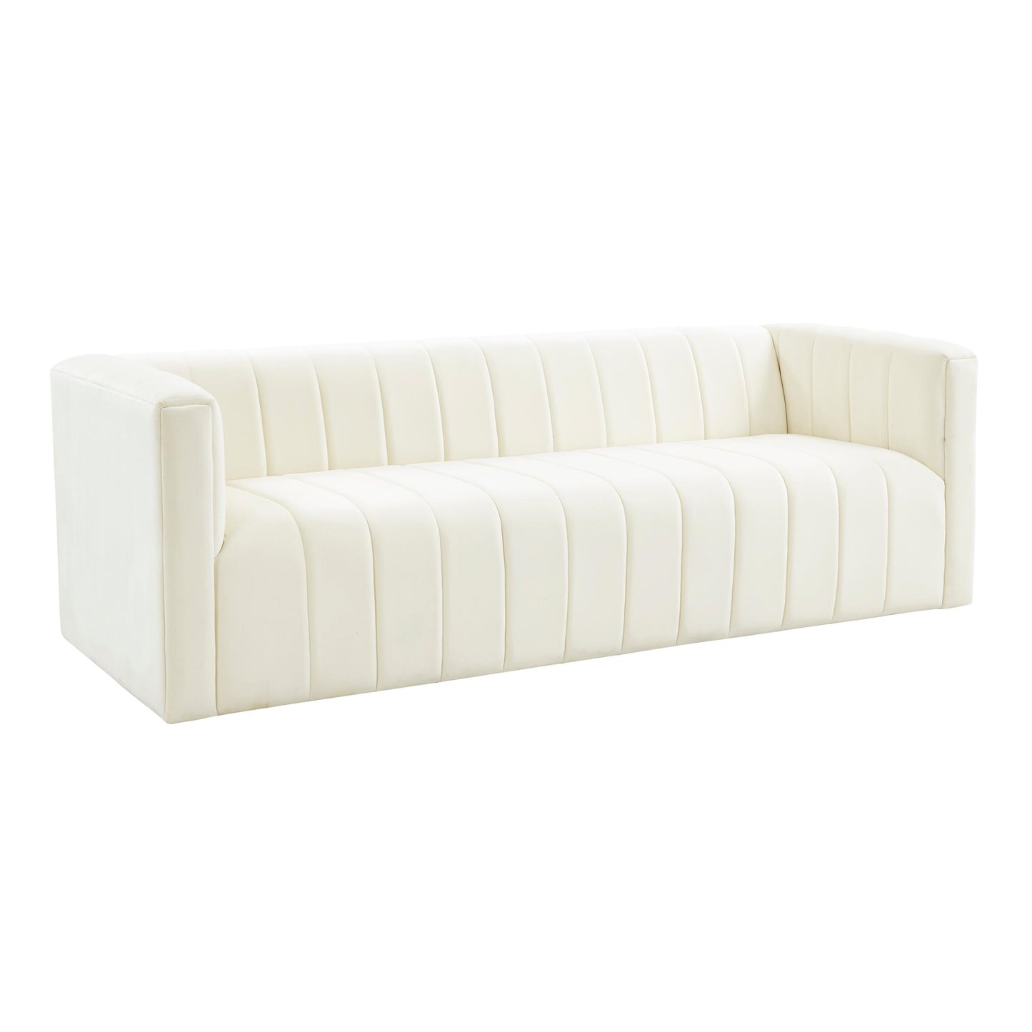 Norah Cream Velvet Sofa