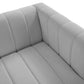 Norah Grey Velvet Sofa