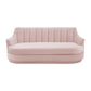 Peyton Blush Velvet Loveseat