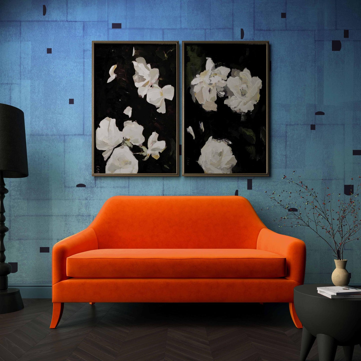 Neveah Autumn Velvet Loveseat