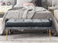 Eileen Grey Slub Velvet Bench