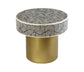 Bone Inlay Round Side Table