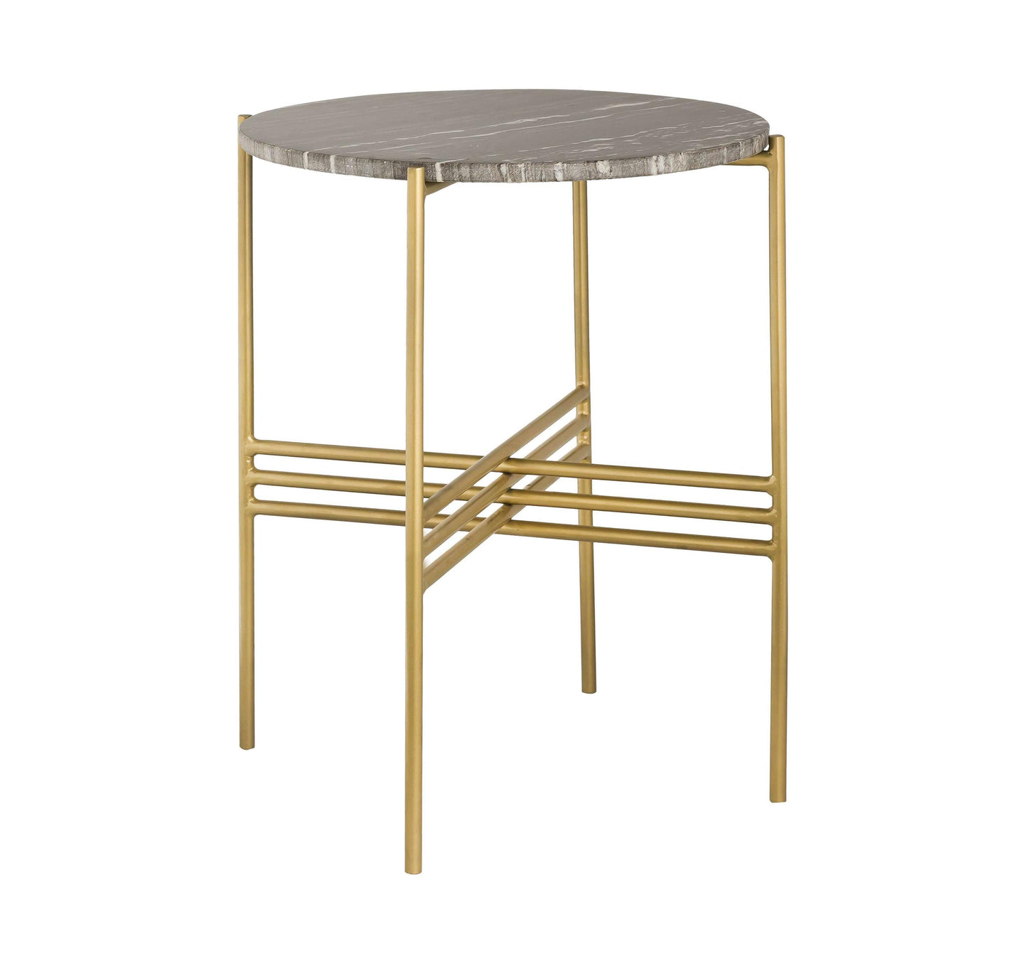 Cress Black Marble Side Table