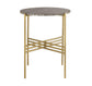 Cress Black Marble Side Table