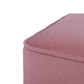 Fenn Mauve Velvet Ottoman