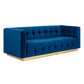 Roma Navy Velvet Sofa