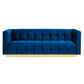 Roma Navy Velvet Sofa