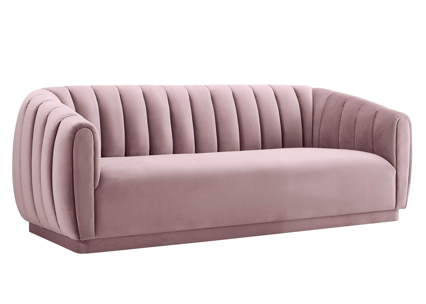 Arno Mauve Velvet Sofa