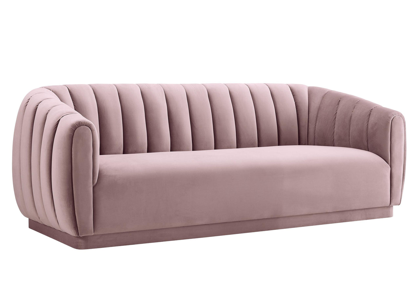 Arno Mauve Velvet Sofa