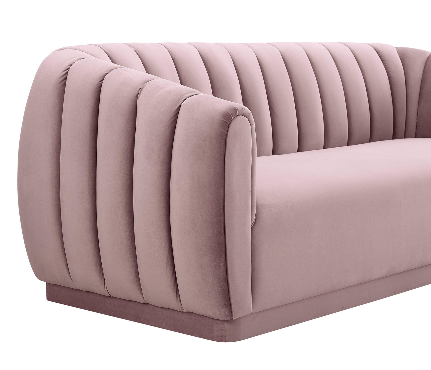 Arno Mauve Velvet Sofa