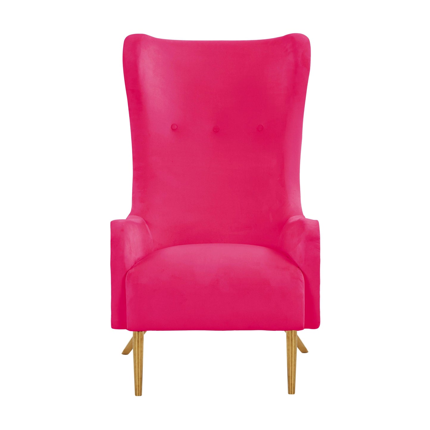 Ethan Hot Pink Velvet Tall Chair