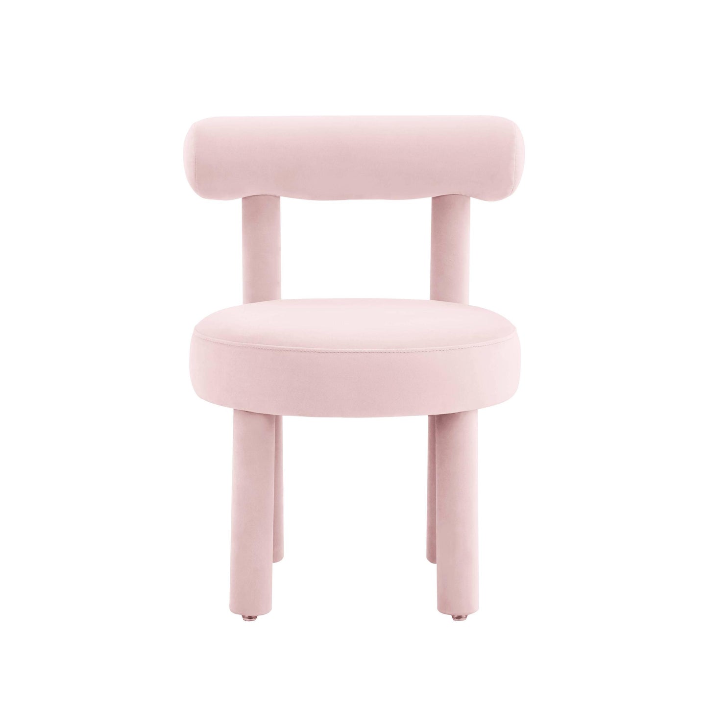 Carmel Blush Velvet Chair
