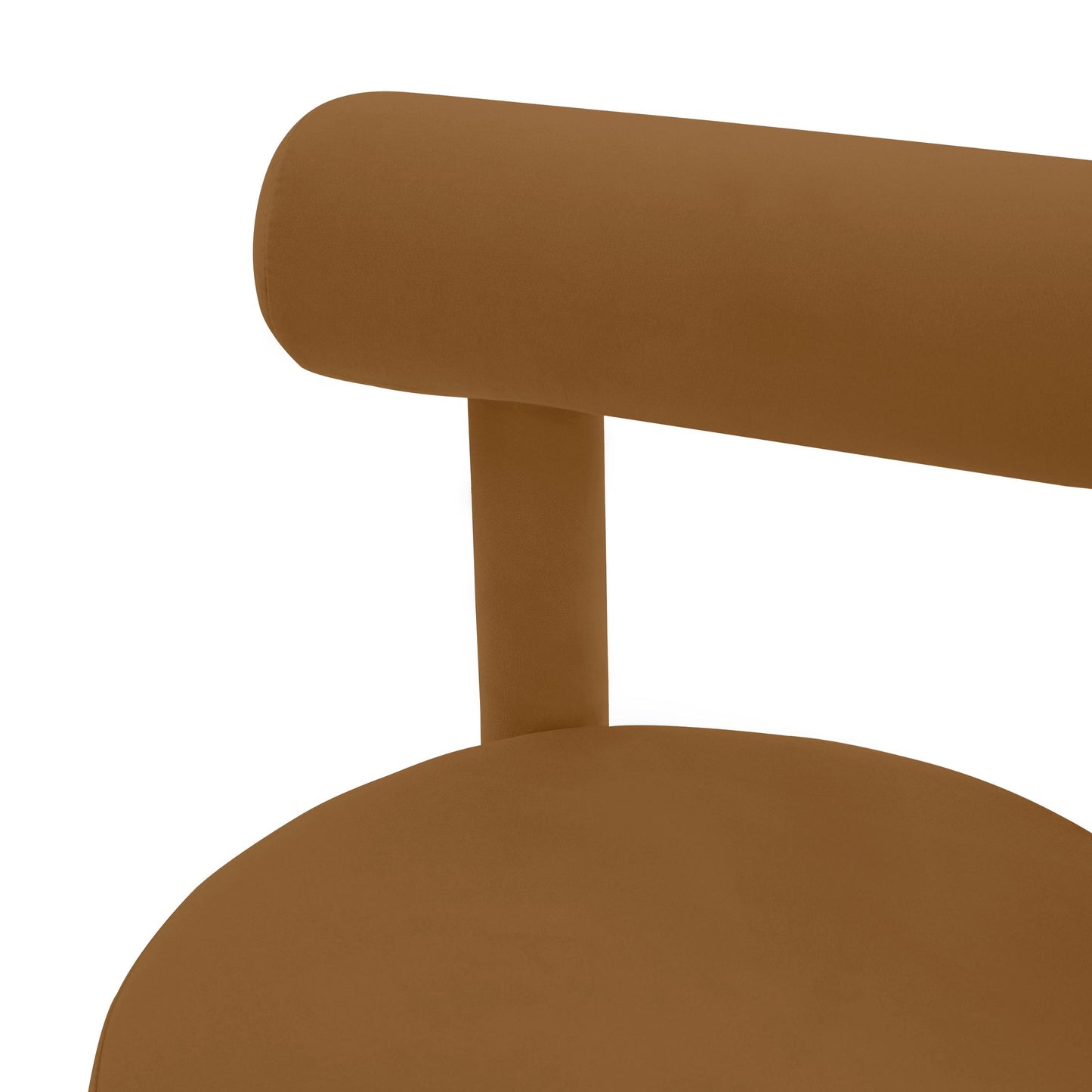 Carmel Cognac Velvet Chair