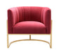 Magnolia Pink Velvet Chair