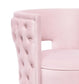Mimosa Blush Velvet Swivel Chair