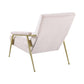 Abbey Blush Velvet Chair