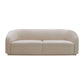 Yara Pleated Beige Velvet Sofa by Inspire Me! Home Decor