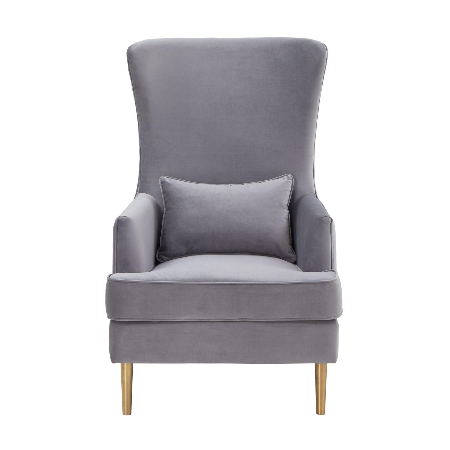Alina Grey Tall Tufted Back Chair by Inspire Me! Home Decor
