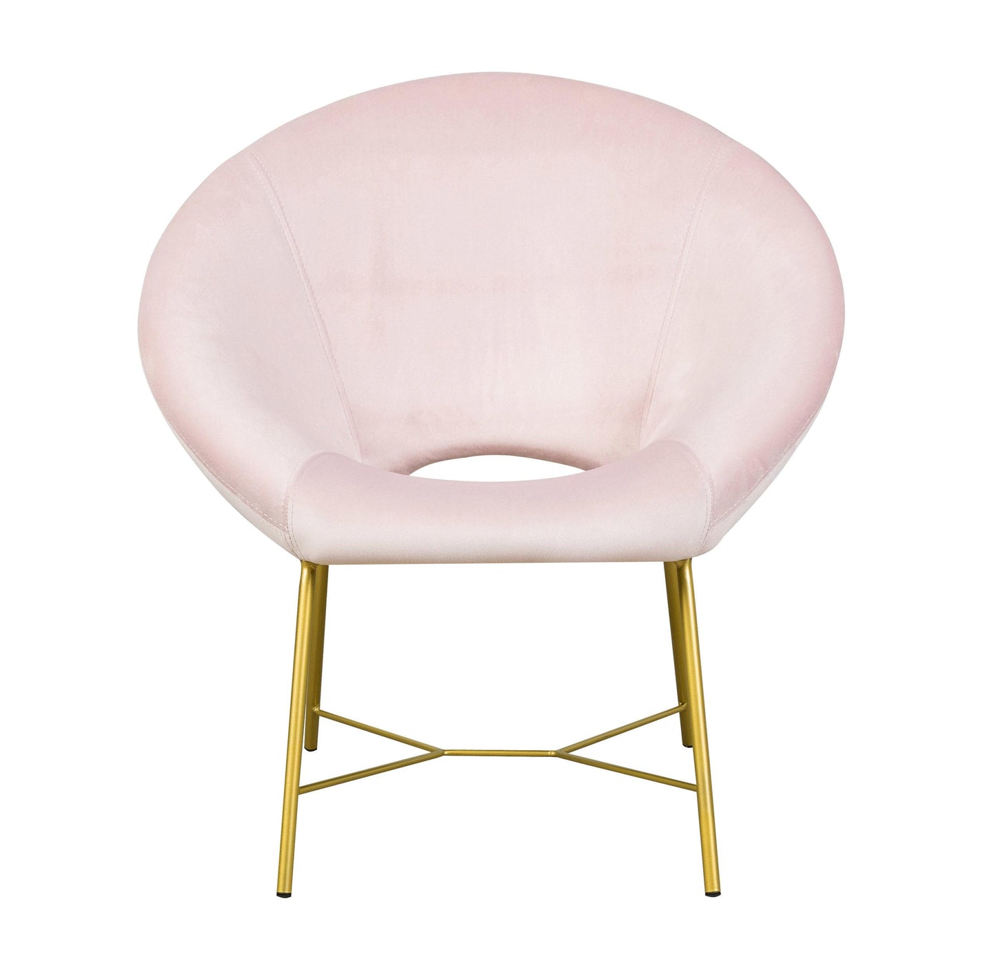 Nolan Blush Velvet Chair
