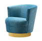 Noah Lake Blue Swivel Chair