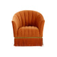 Enid Cinnamon Velvet Swivel Chair
