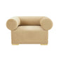 Ricardo Champagne Velvet Accent Chair