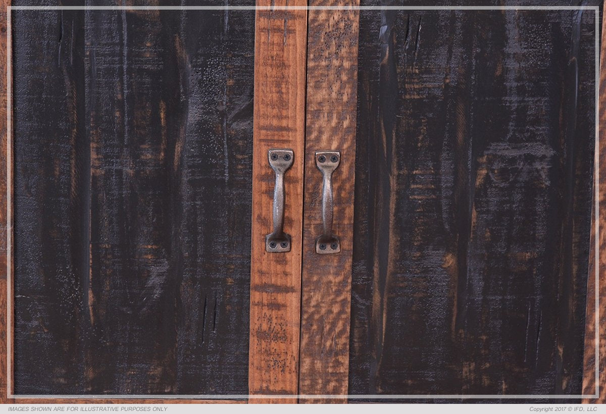 TV-Stand w/2 Doors, 2 Mesh Doors