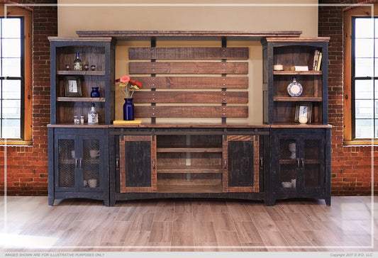 TV-Stand w/2 Doors, 2 Mesh Doors